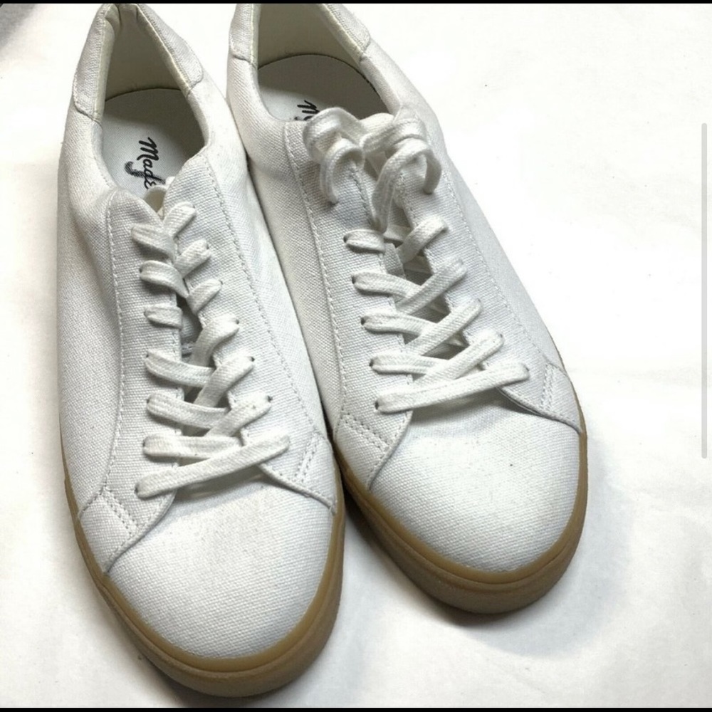 Madewell Women's Sidewalk Canvas Low Top Sneakers US 11 Cloudfit..